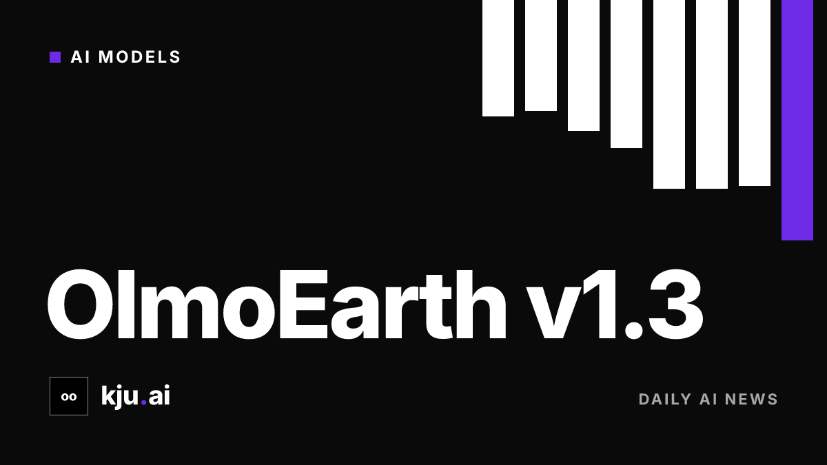 Ai2 releases global OlmoEarth v1.3 satellite embeddings