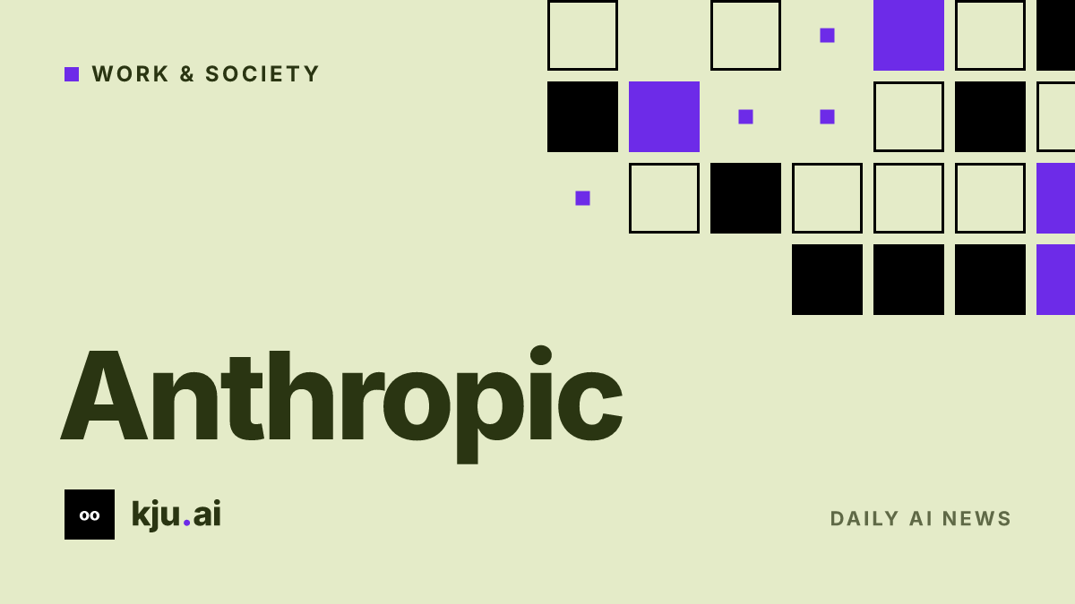 Anthropic reports shifts in hiring and work as employees adopt AI agents