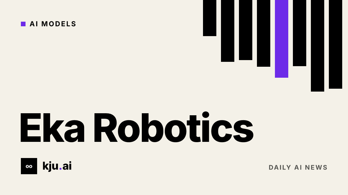Eka Robotics raises Series A at $1.45 billion valuation
